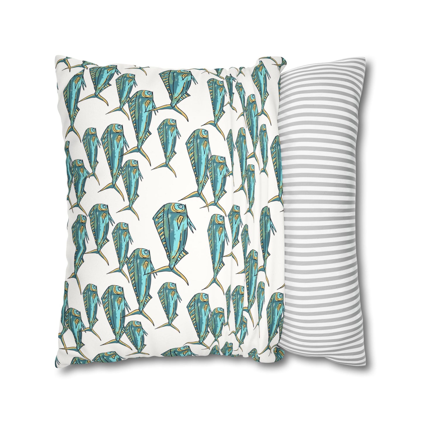 Mahi - Faux Suede Pillowcase - Perfect for Beach Lovers