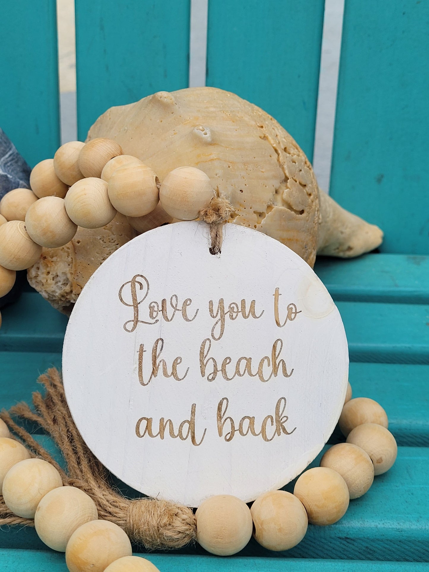 Heron Wood Bead Strand