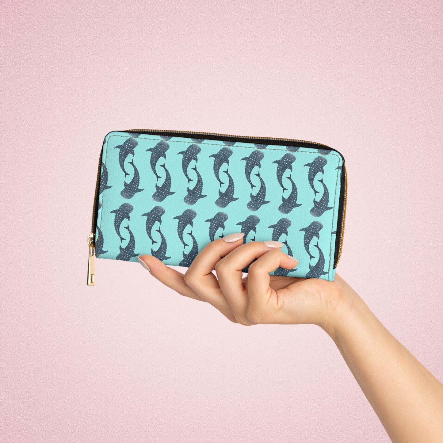 Whale Shark Zipper Wallet