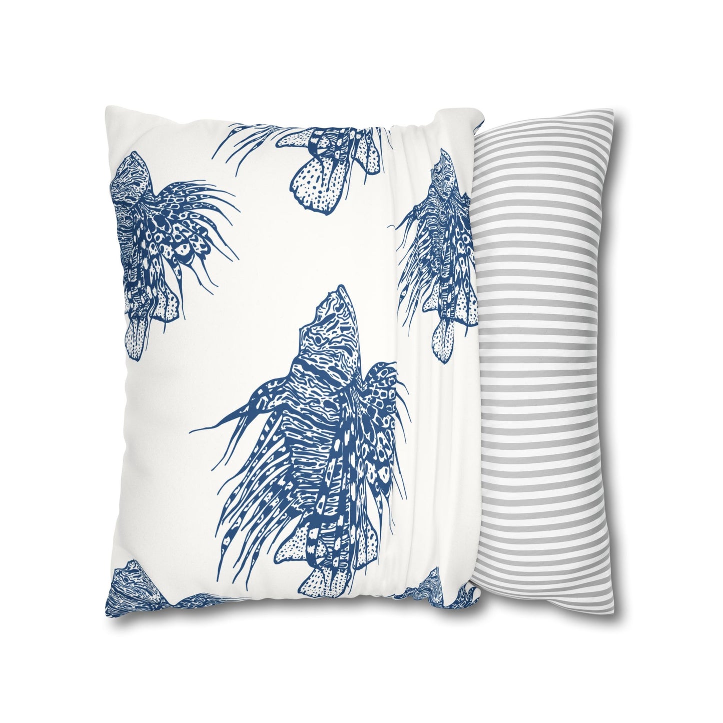 Lionfish - Faux Suede Pillowcase - Perfect for Beach Lovers