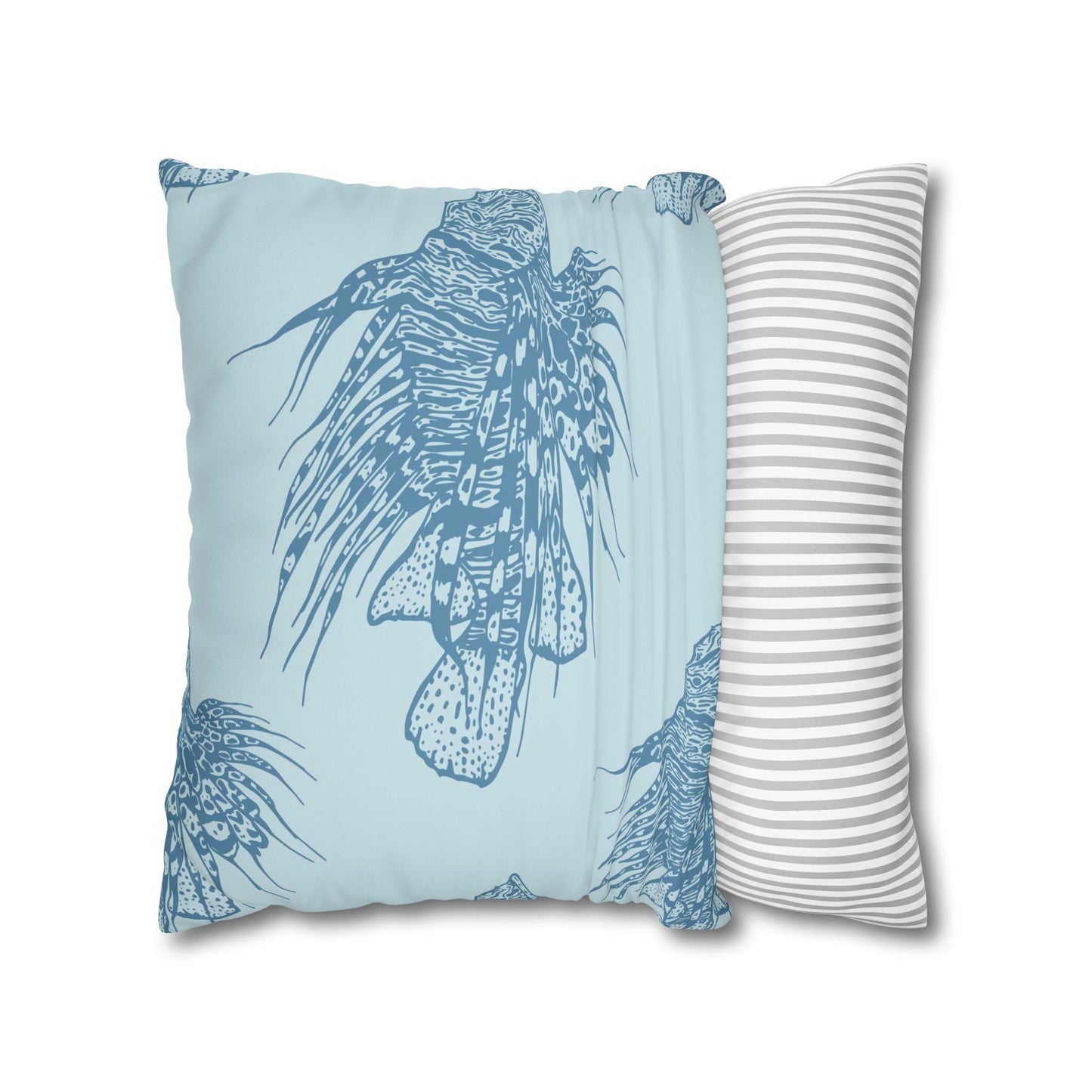 Lionfish - Faux Suede Pillowcase - Perfect for Beach Lovers