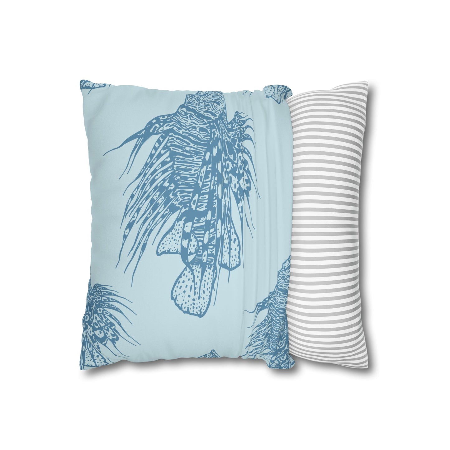 Lionfish - Faux Suede Pillowcase - Perfect for Beach Lovers