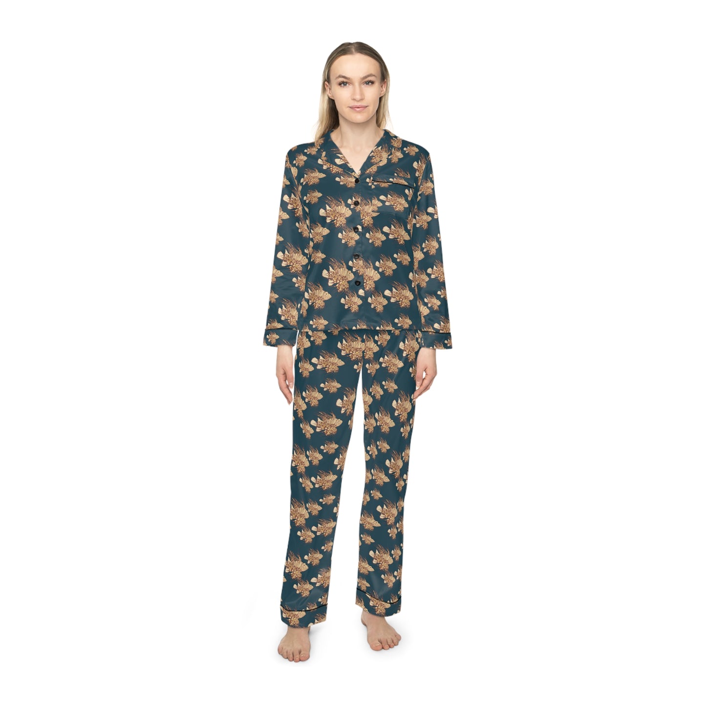 Lionfish Women's Satin Pajamas