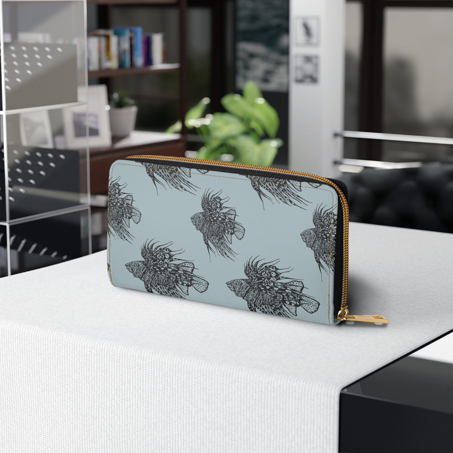 Lionfish Zipper Wallet