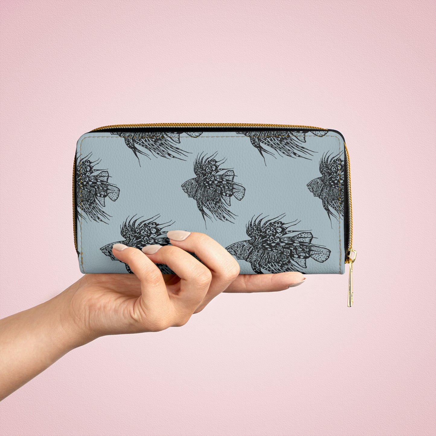 Lionfish Zipper Wallet