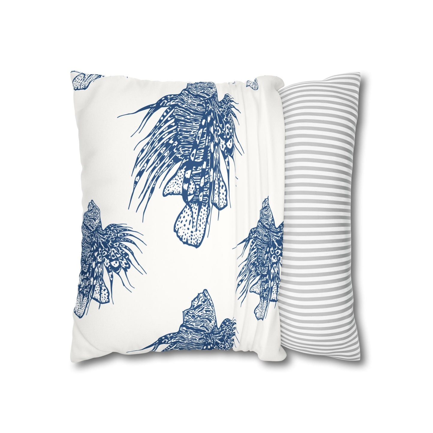 Lionfish - Faux Suede Pillowcase - Perfect for Beach Lovers