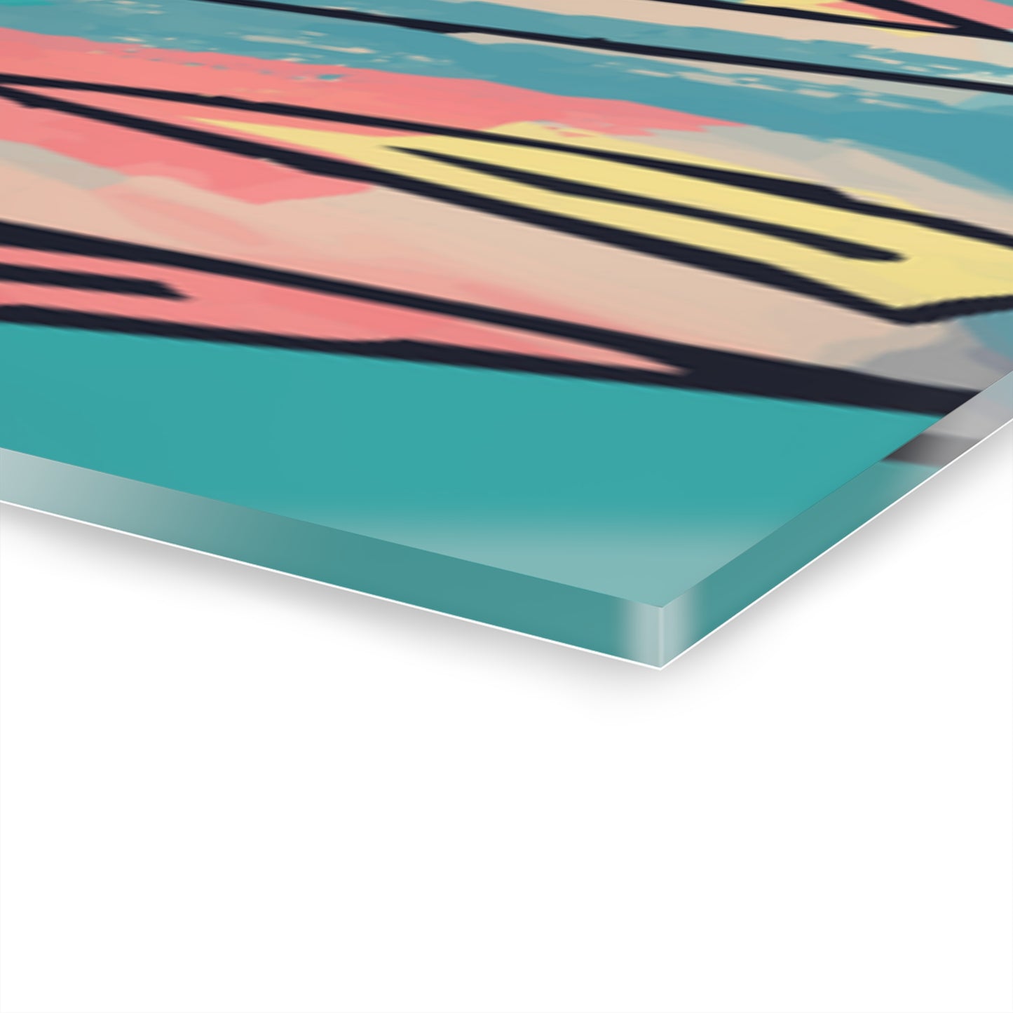Bright Mahi Acrylic Triptych Wall Art - Unique Coastal Decor