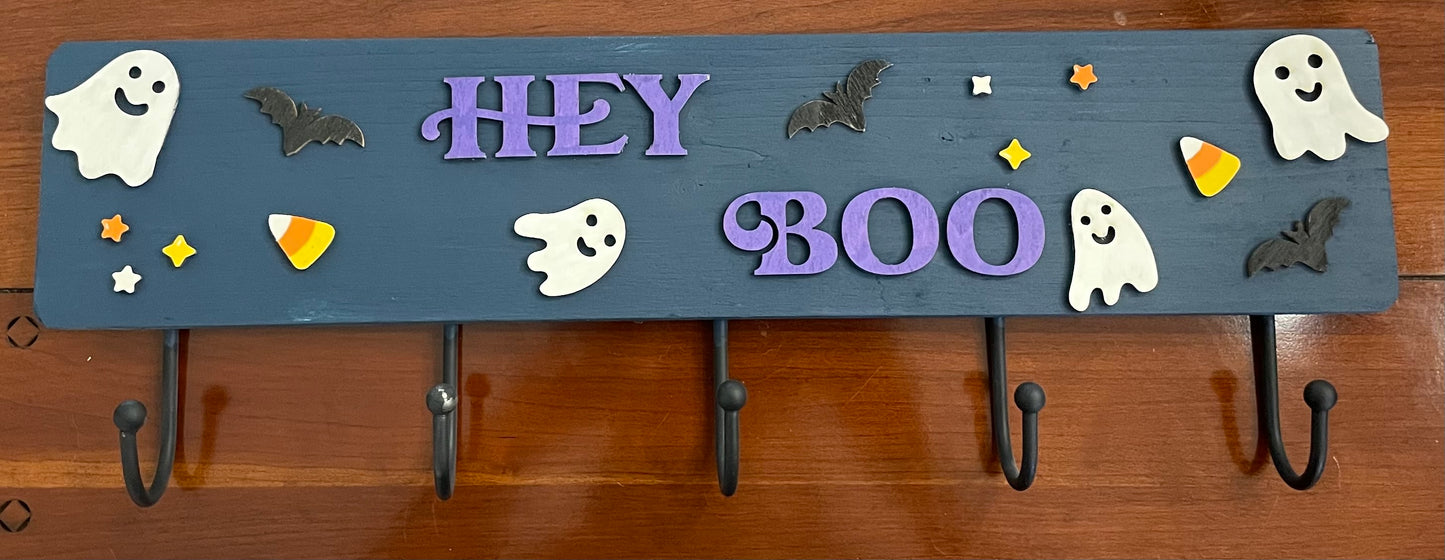 Halloween hook rack