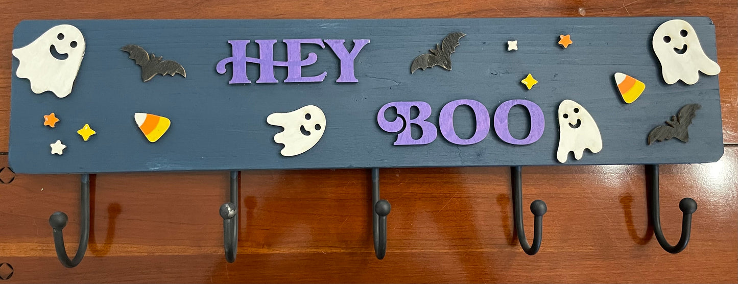 Halloween hook rack