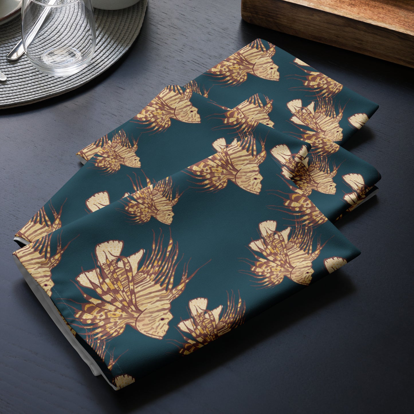 Lionfish Cloth napkin set