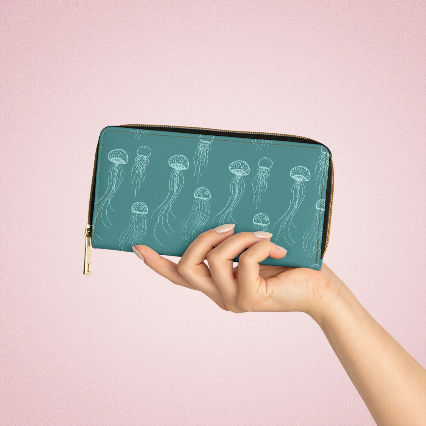 Jellyfish Zipper Wallet