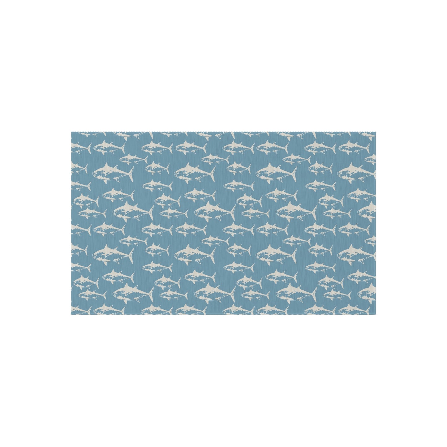 Black Fin Outdoor Rug