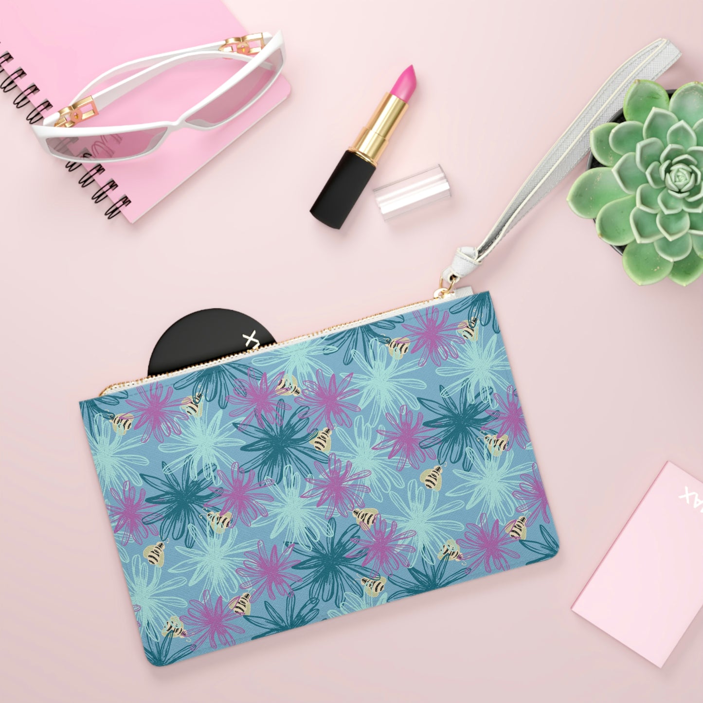 Floral Spring Life Clutch Bag