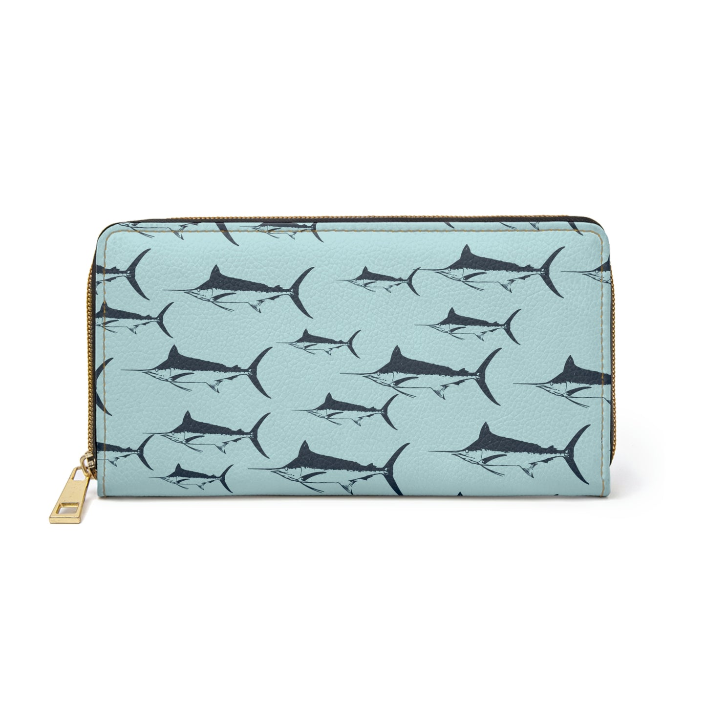 Blue Marlin Zipper Wallet