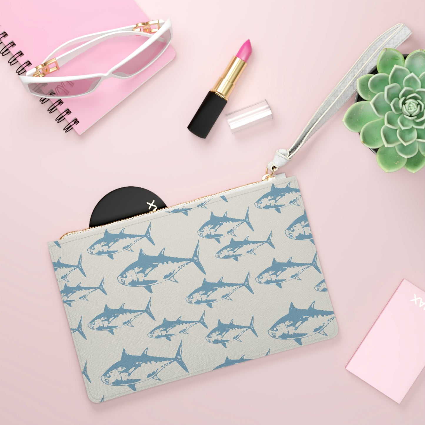 Black fin Tuna Clutch Bag