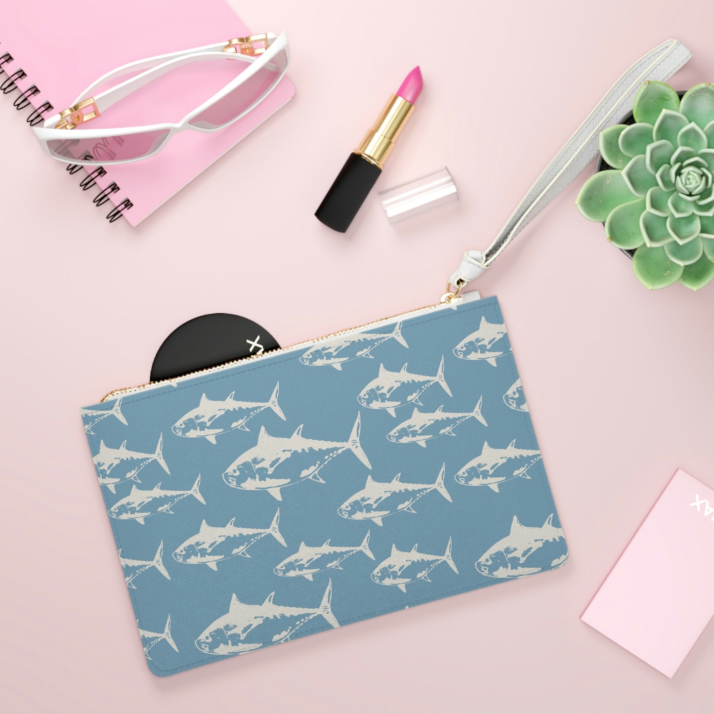 Black Fin Tuna Clutch Bag