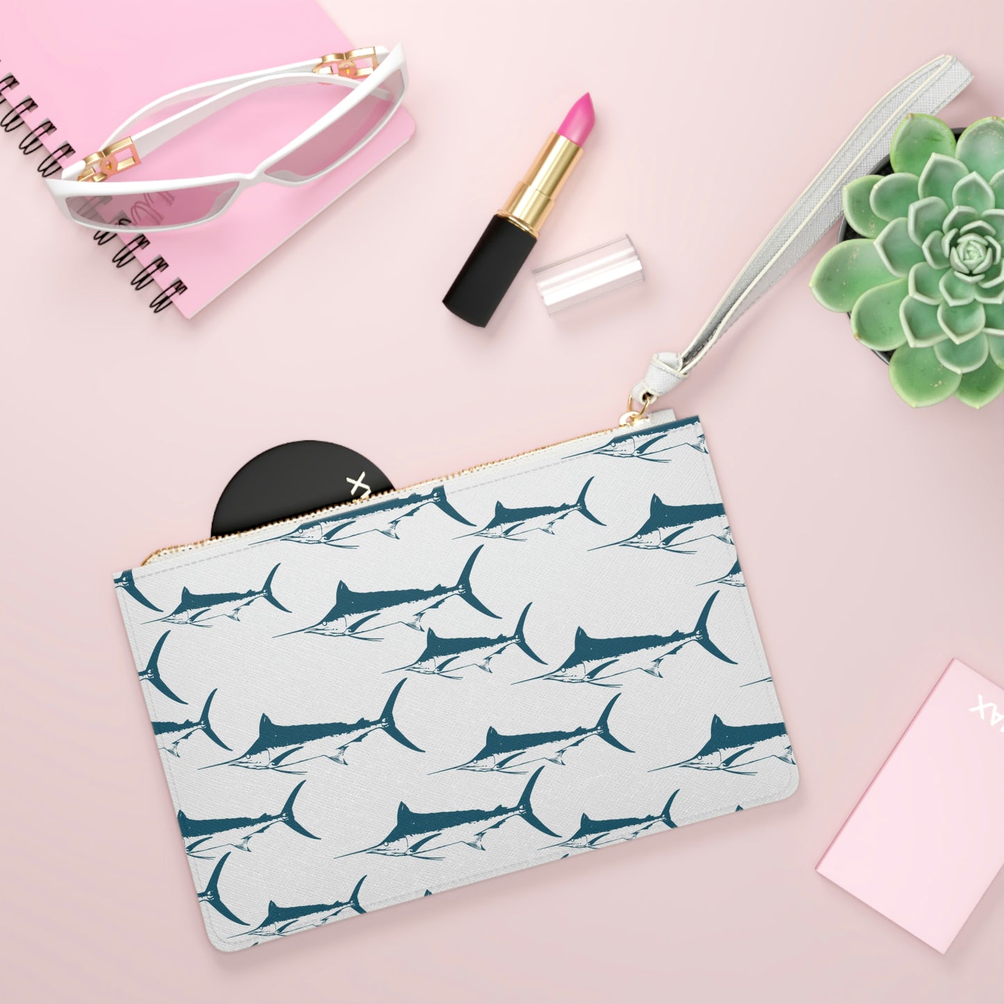 Blue Marlin Clutch Bag