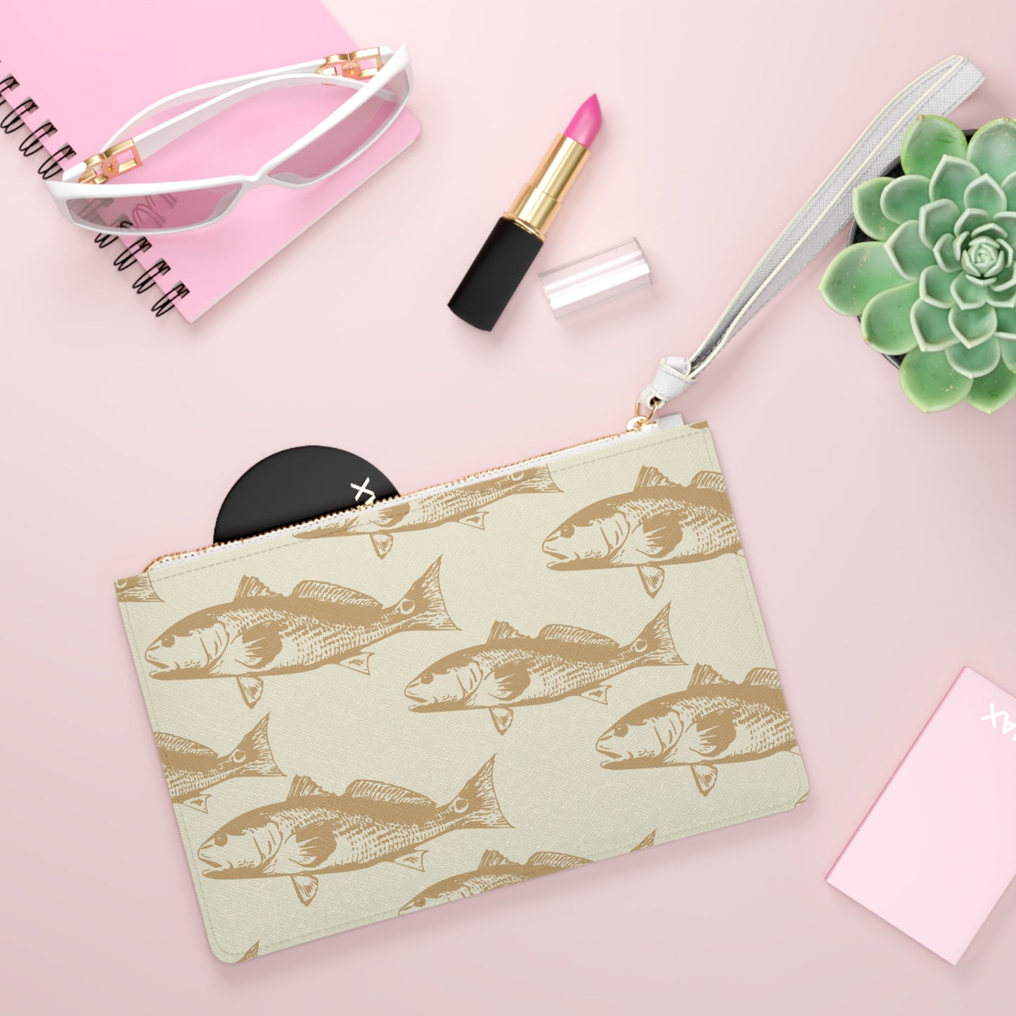 Red Drum Clutch Bag