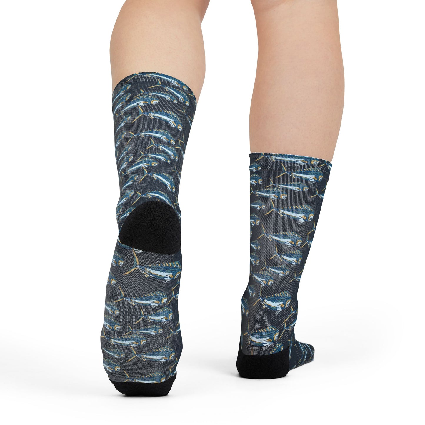 Mahi Crew Socks - Comfortable and Unique Gift for Fishing Enthusiasts
