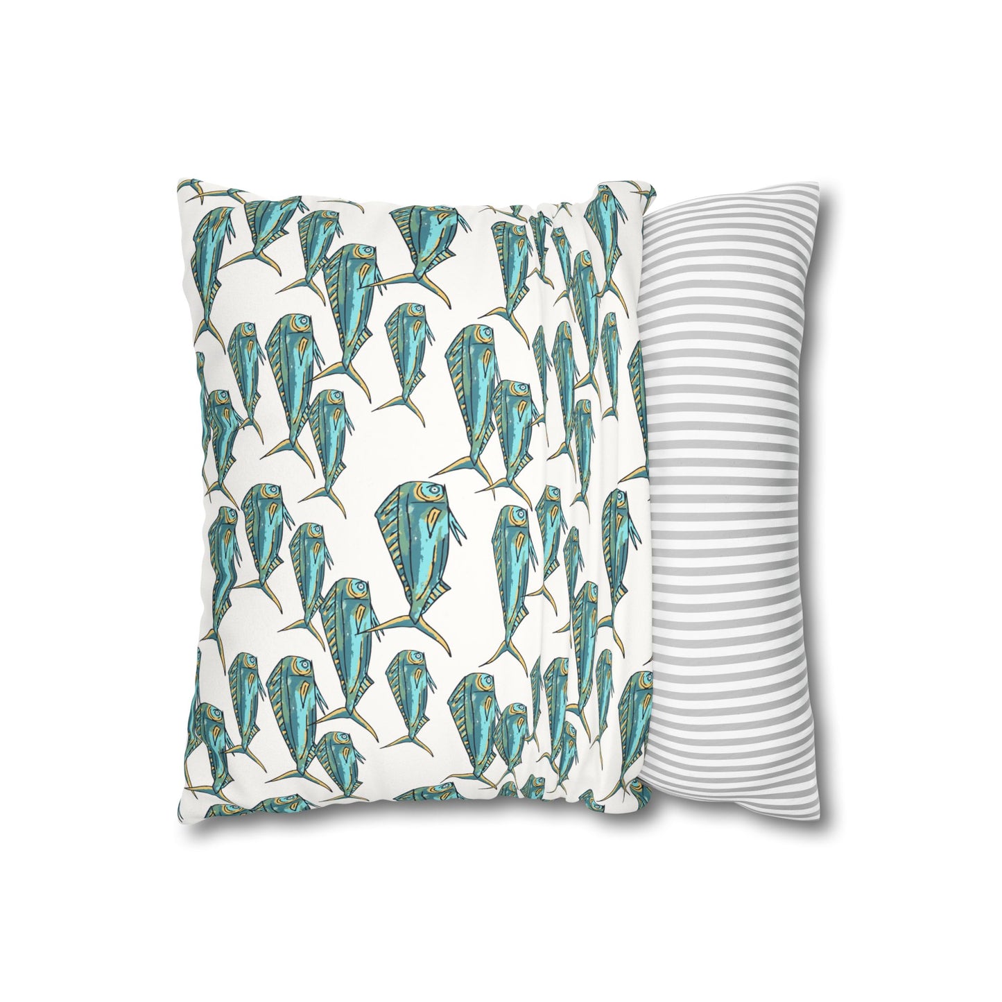 Mahi -  Faux Suede Pillowcase - Perfect for Beach Lovers