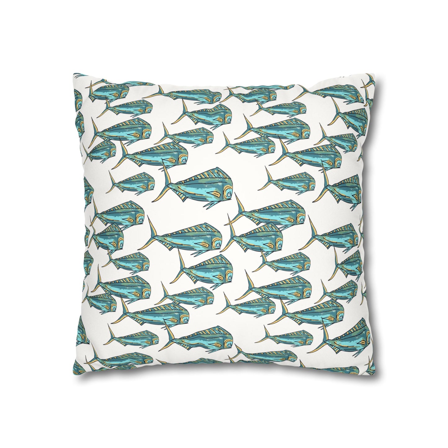 Mahi -  Faux Suede Pillowcase - Perfect for Beach Lovers