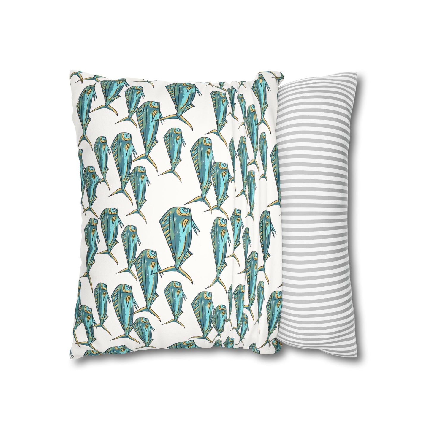 Mahi -  Faux Suede Pillowcase - Perfect for Beach Lovers