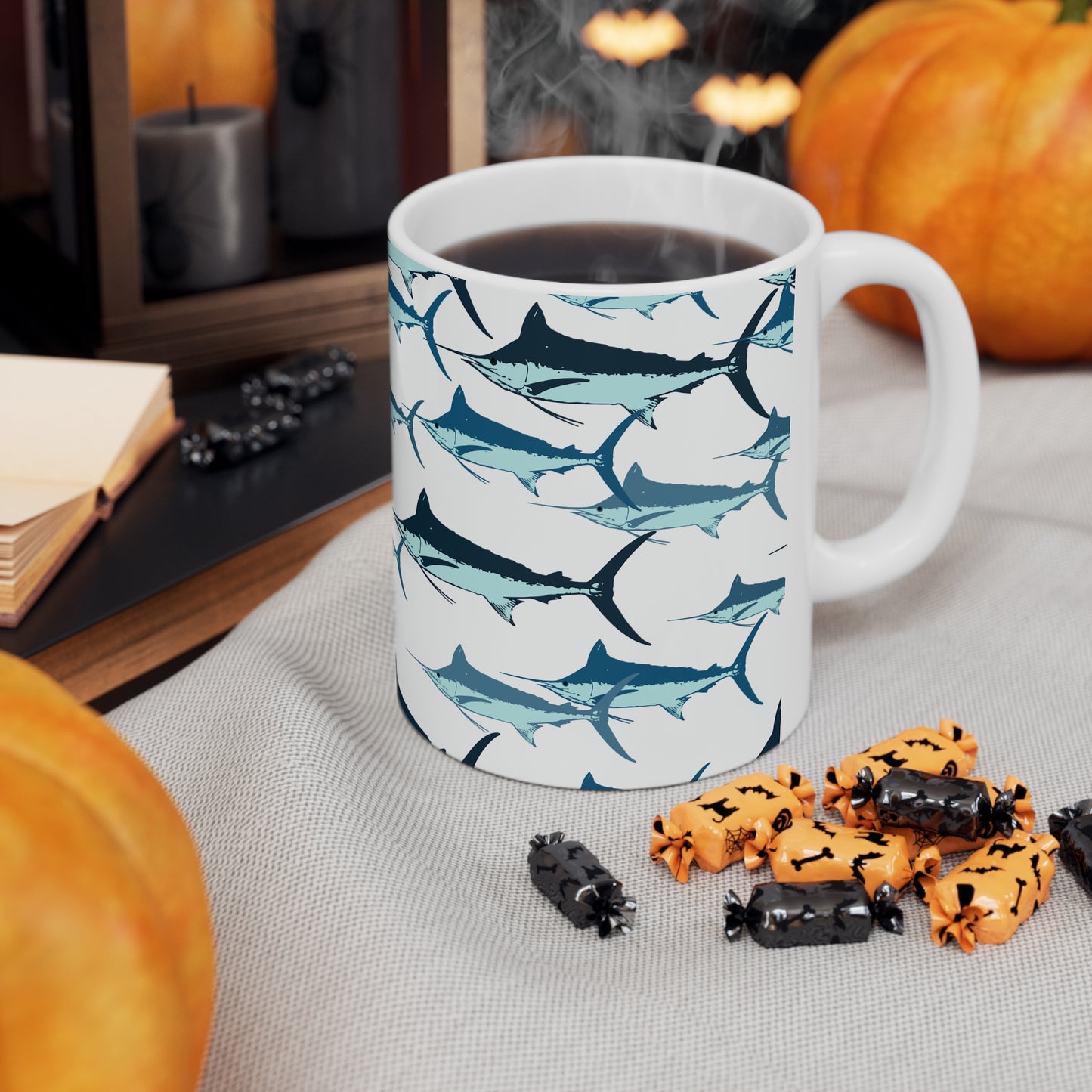 Marlin Ceramic Mug 11oz