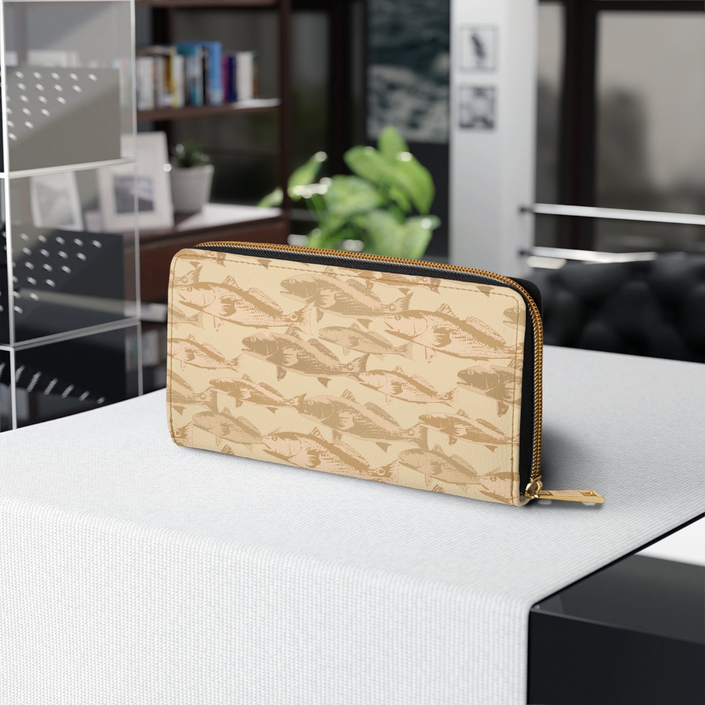 Red Drum Zipper Wallet