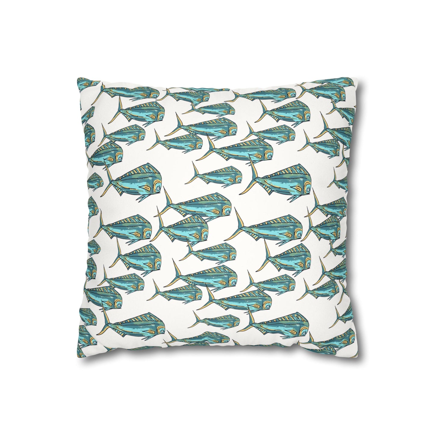 Mahi -  Faux Suede Pillowcase - Perfect for Beach Lovers