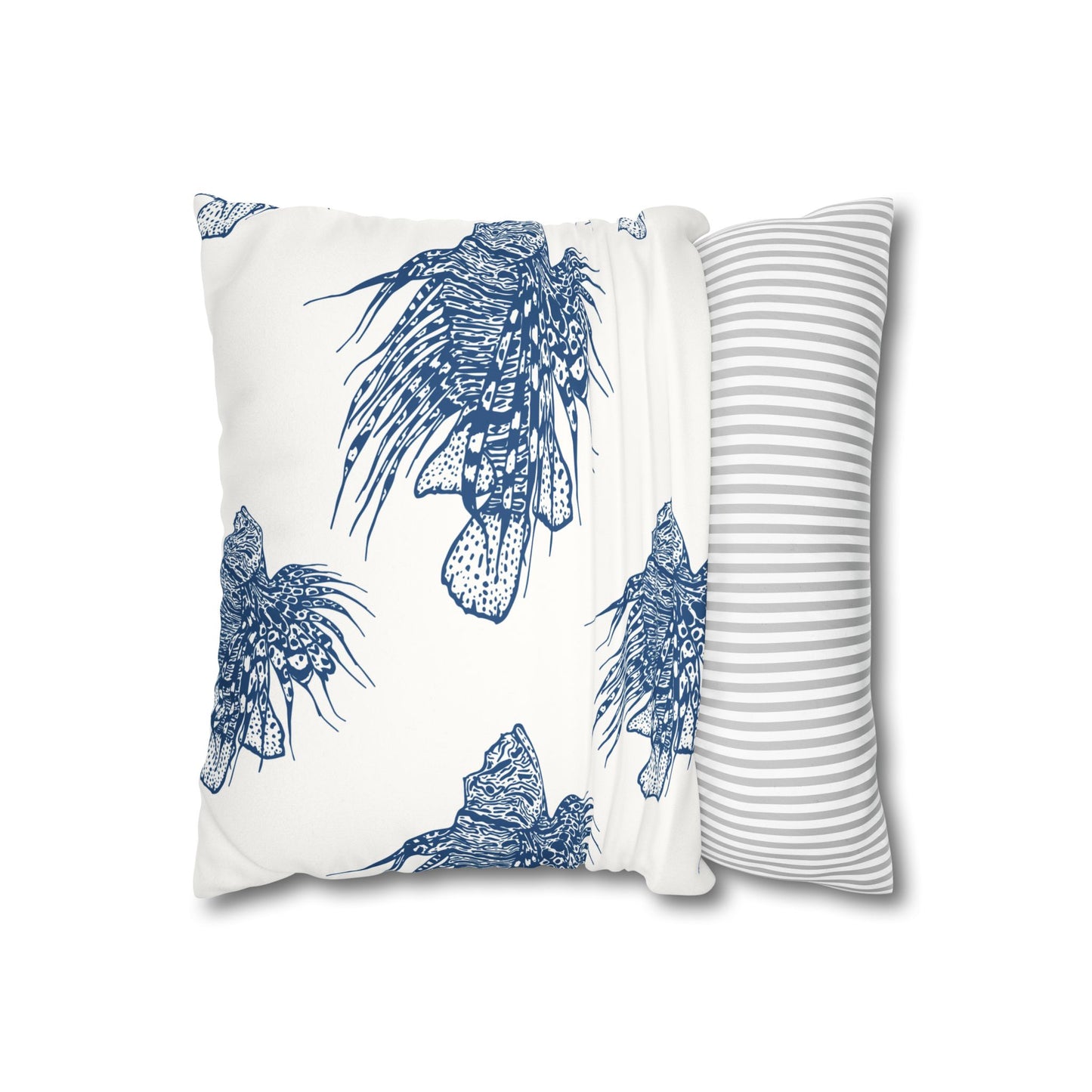 Lionfish -  Faux Suede Pillowcase - Perfect for Beach Lovers