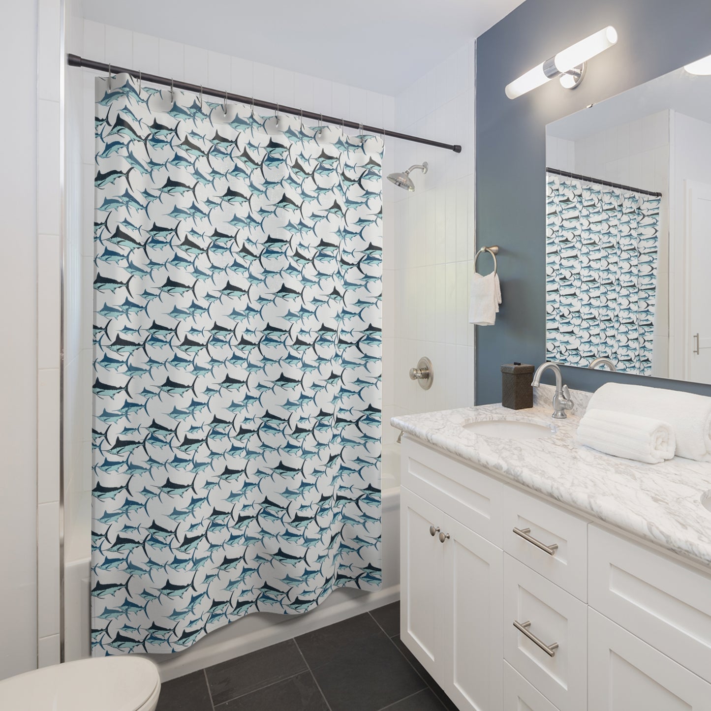 Marlin Shower Curtain