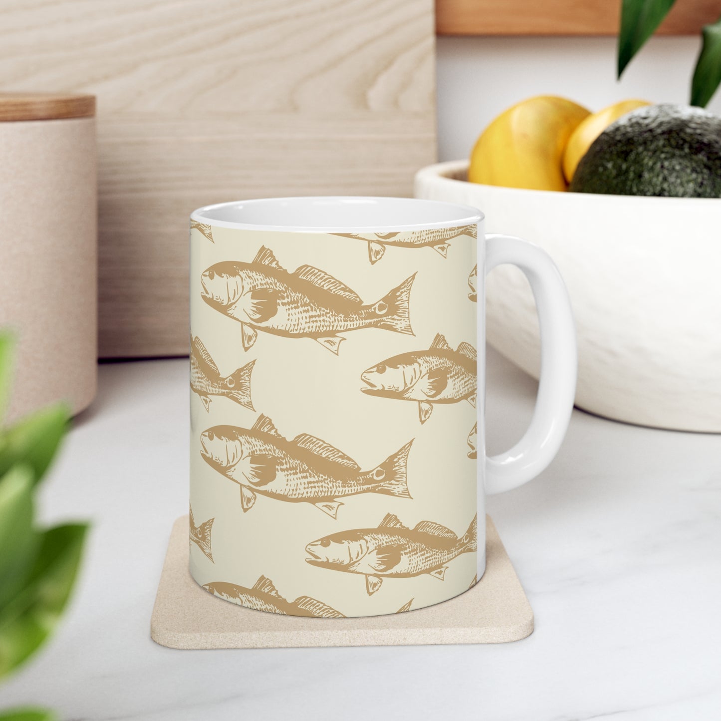 Red Drum Ceramic Mug 11oz