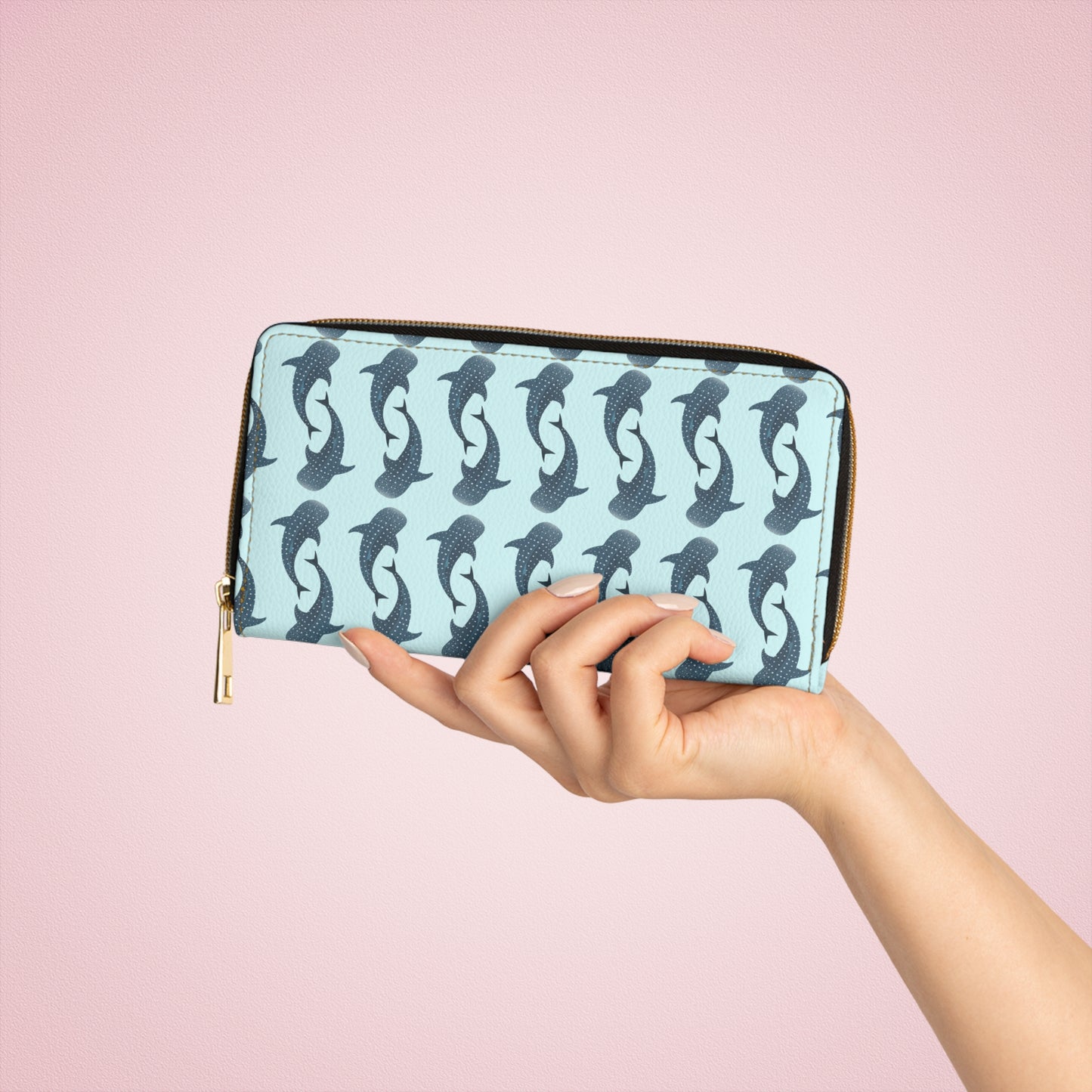Whale Shark Zipper Wallet
