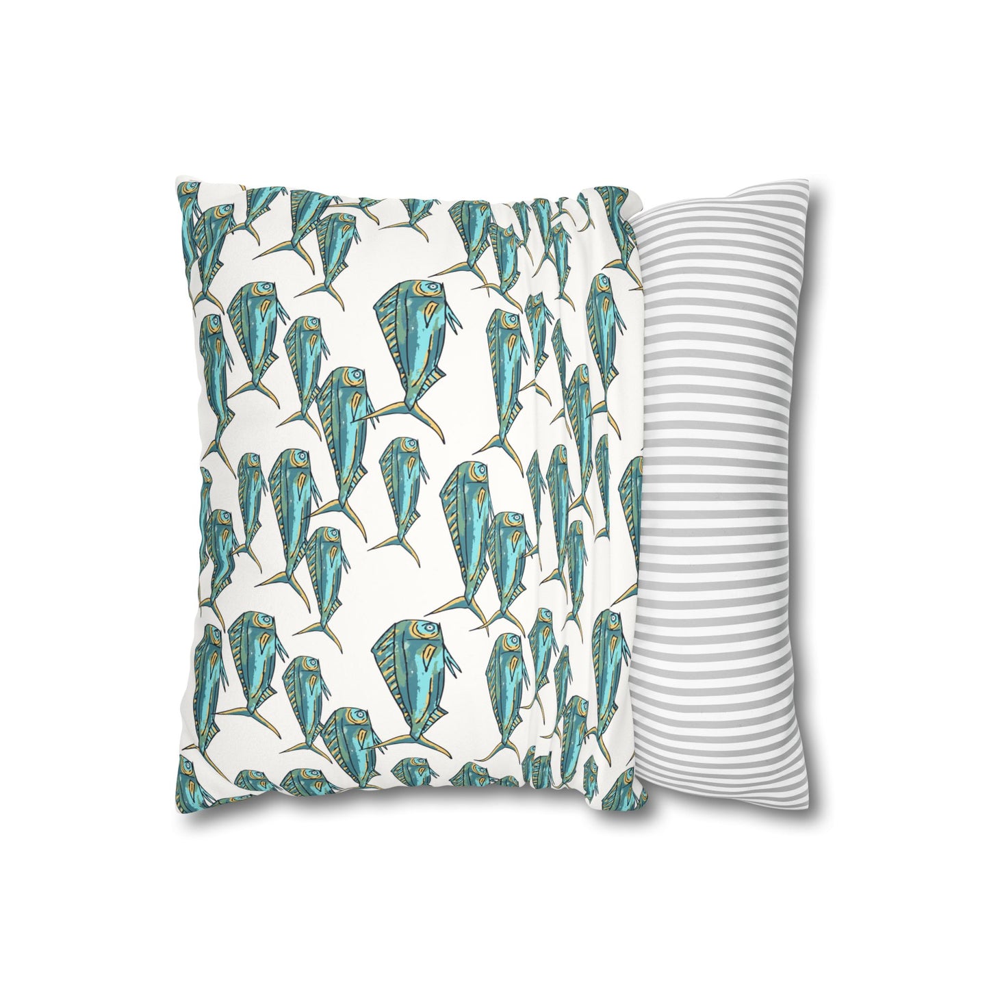 Mahi -  Faux Suede Pillowcase - Perfect for Beach Lovers