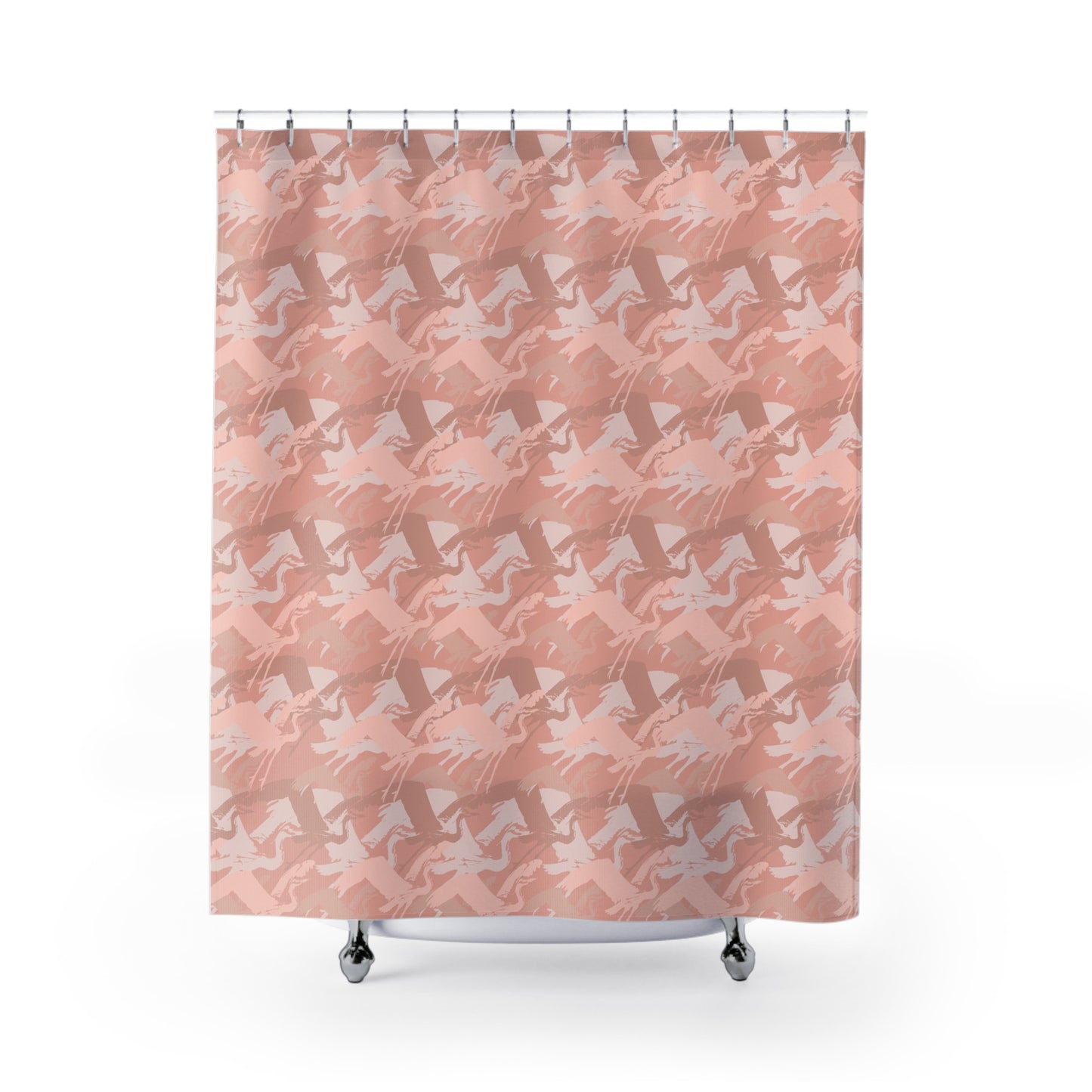 Heron Flying Shower Curtain