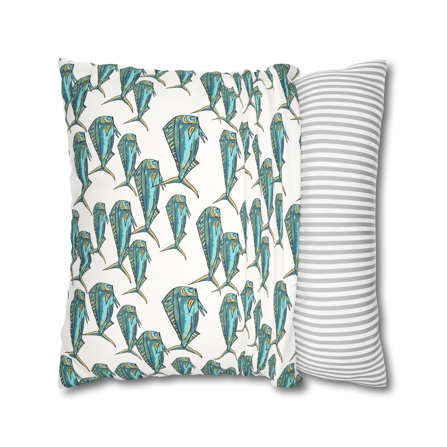 Mahi -  Faux Suede Pillowcase - Perfect for Beach Lovers