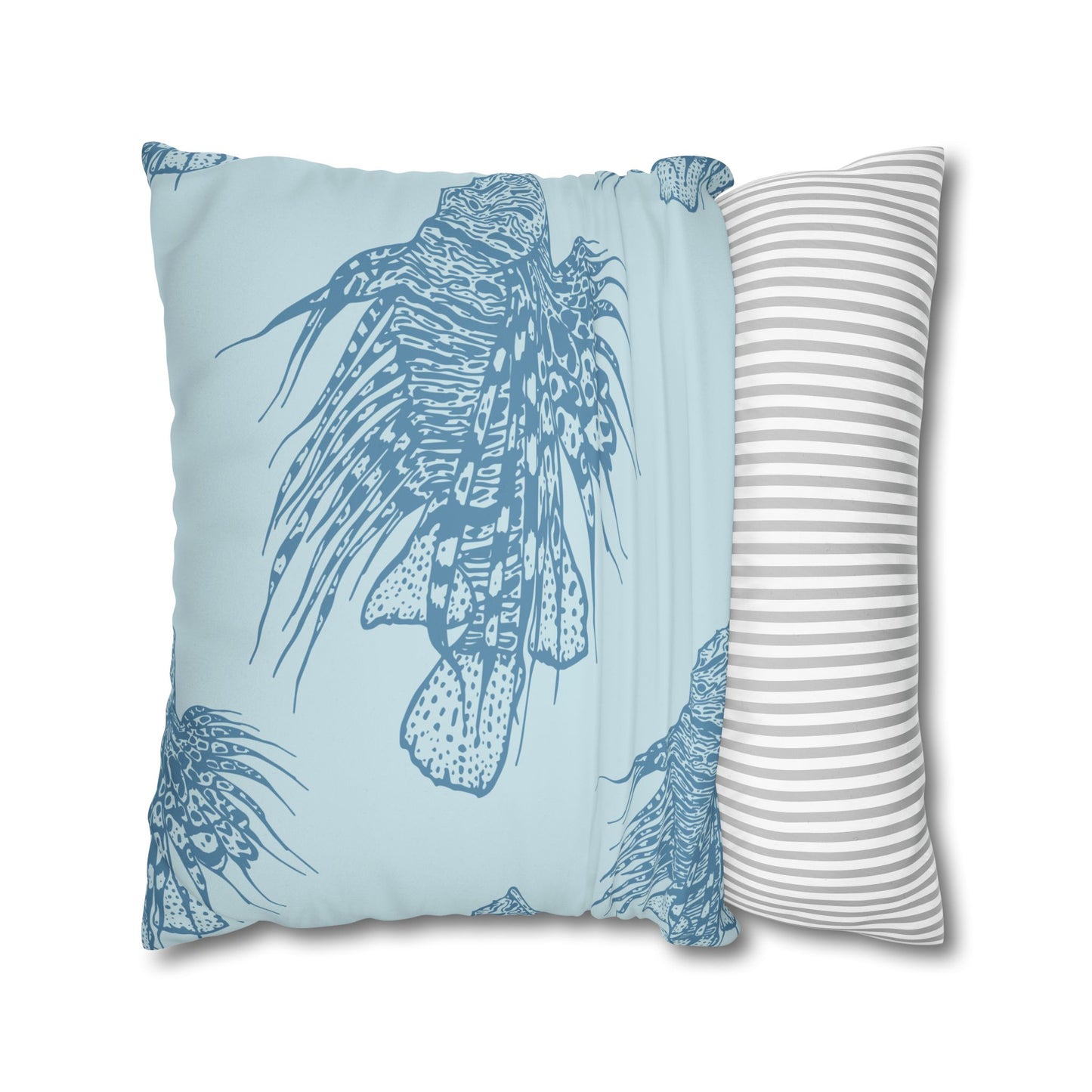 Lionfish -  Faux Suede Pillowcase - Perfect for Beach Lovers