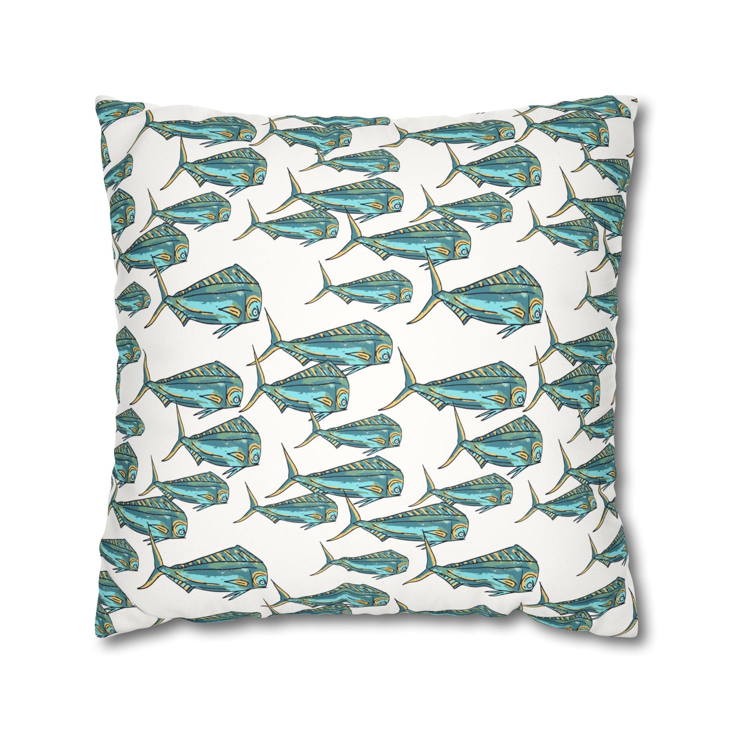 Mahi -  Faux Suede Pillowcase - Perfect for Beach Lovers