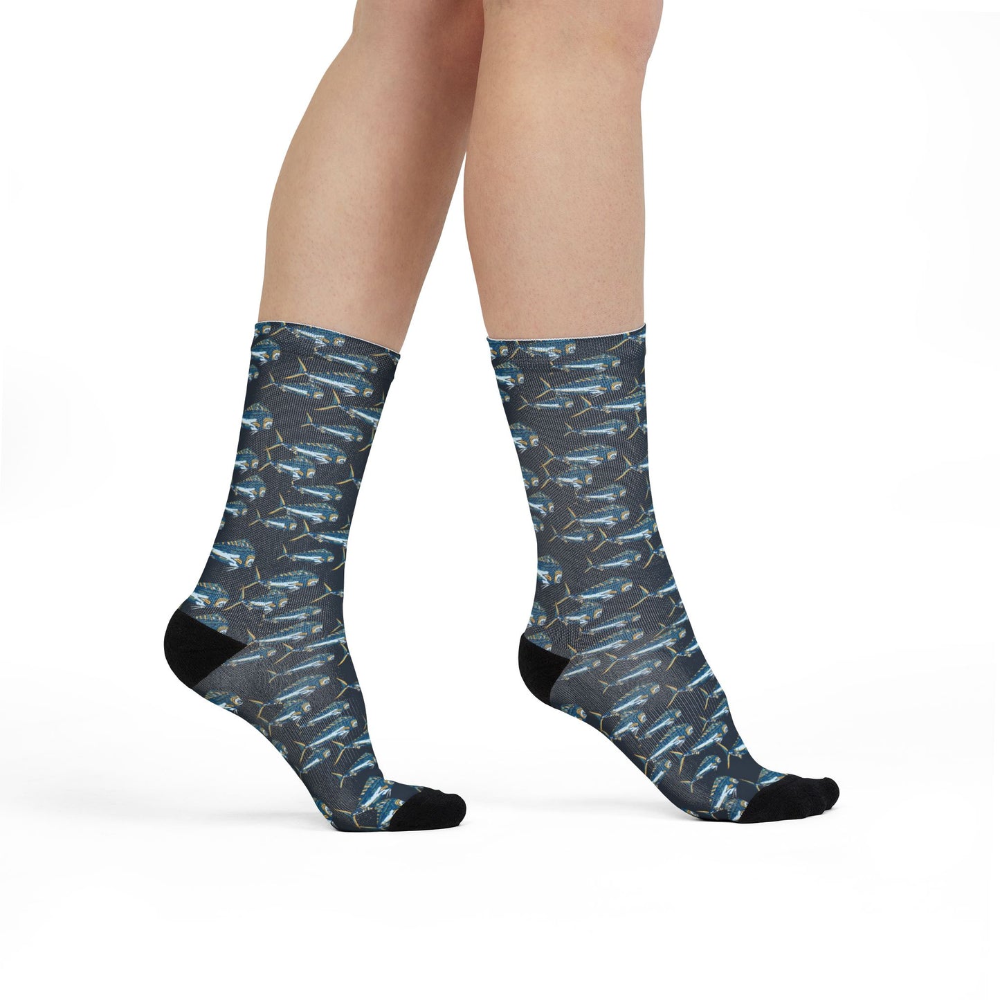 Mahi Crew Socks - Comfortable and Unique Gift for Fishing Enthusiasts