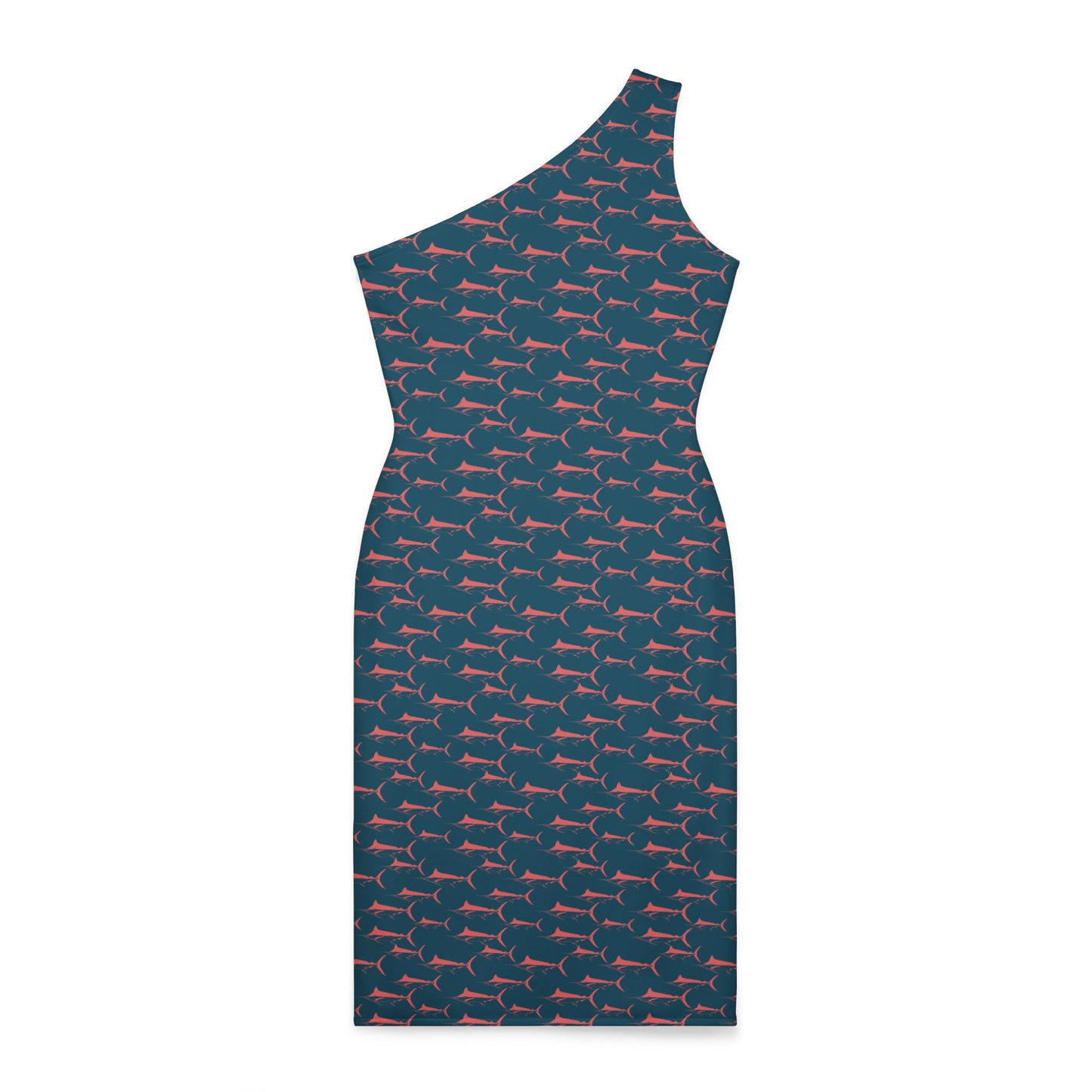 Marlin Elegant One-Shoulder Dress