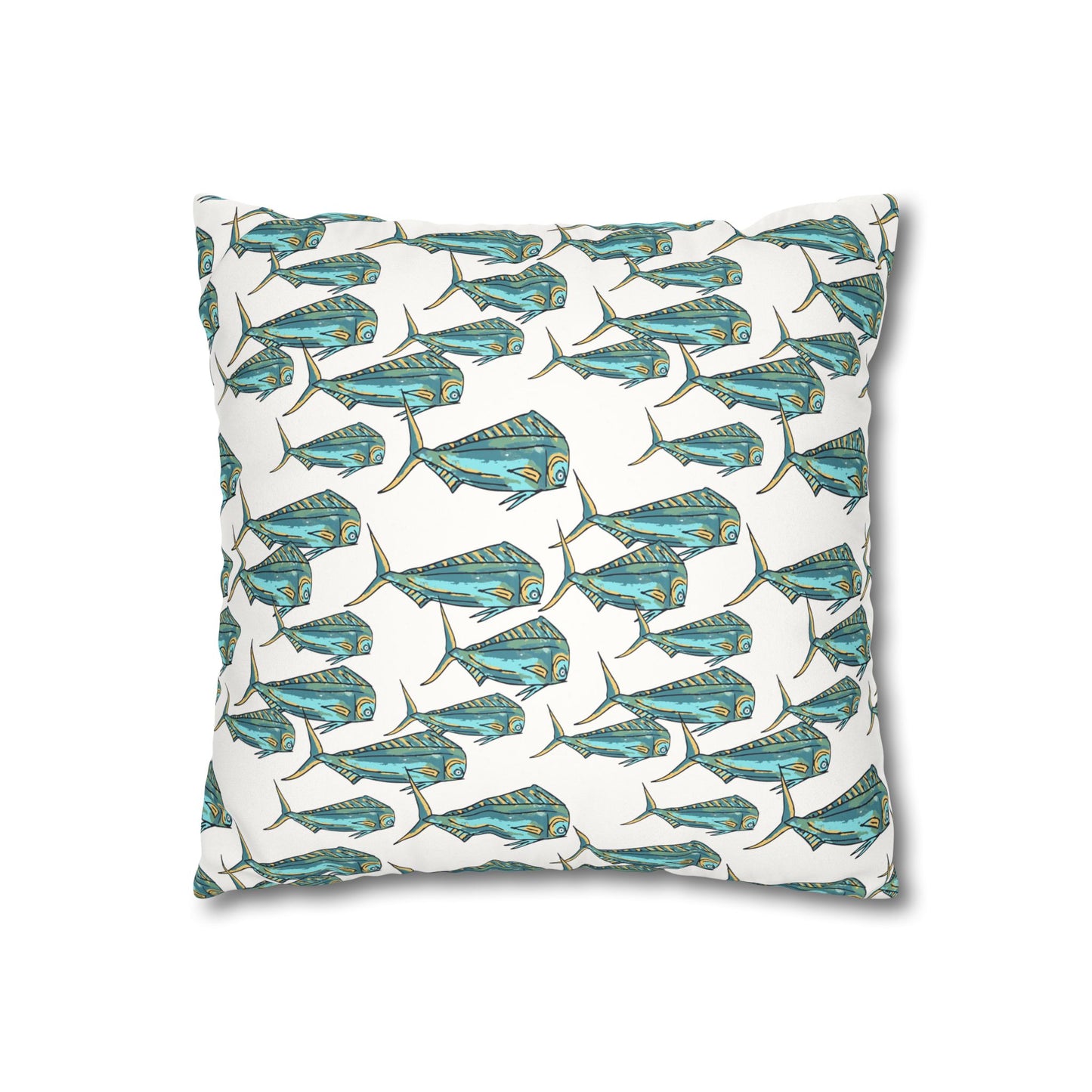 Mahi -  Faux Suede Pillowcase - Perfect for Beach Lovers