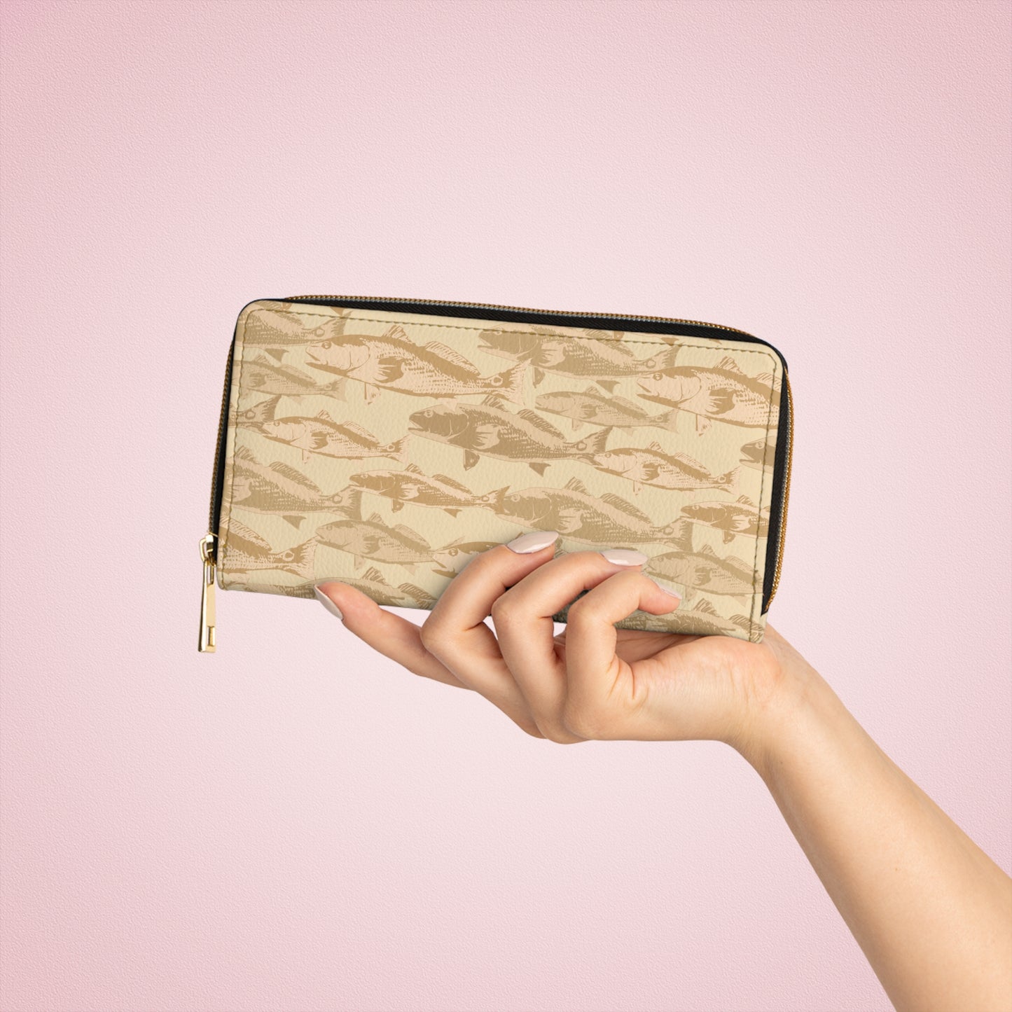 Red Drum Zipper Wallet