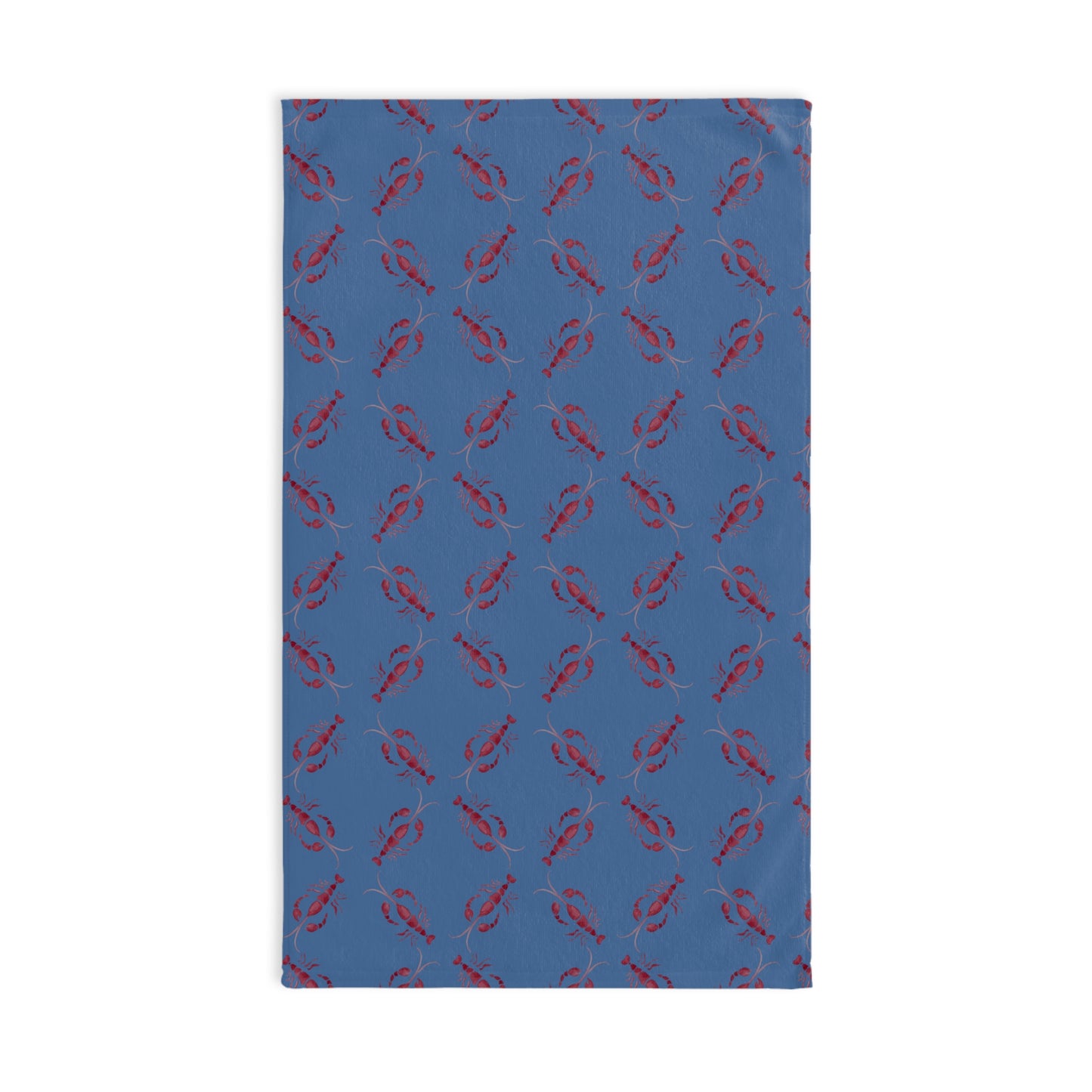 Lobster Pattern Hand Towel - Nautical Kitchen Décor