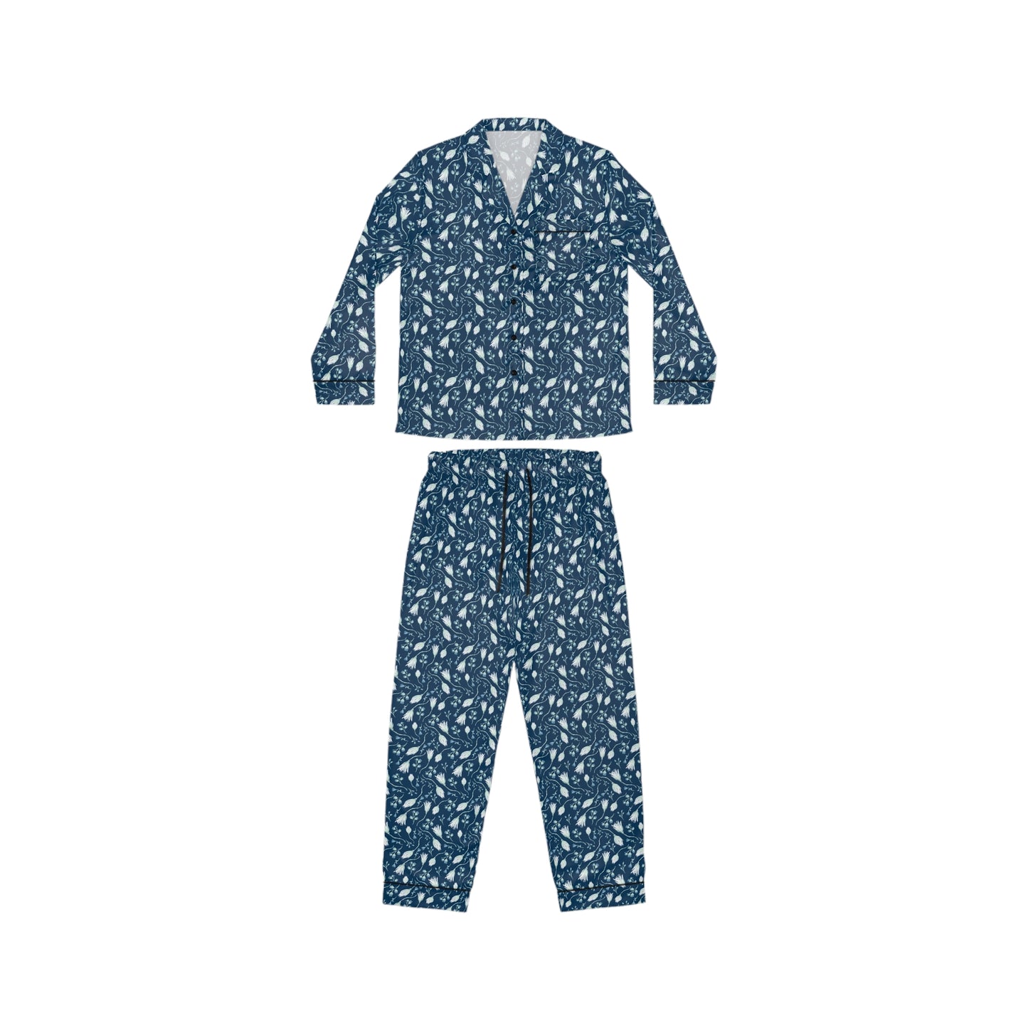 Floral Women's Satin Pajamas