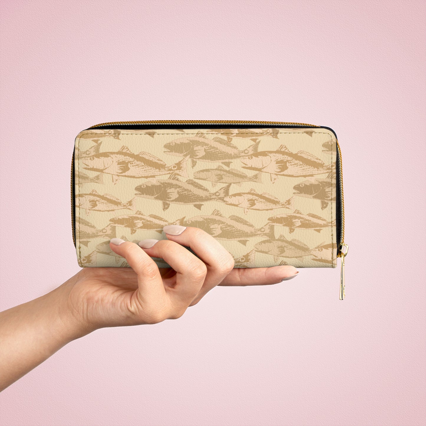 Red Drum Zipper Wallet