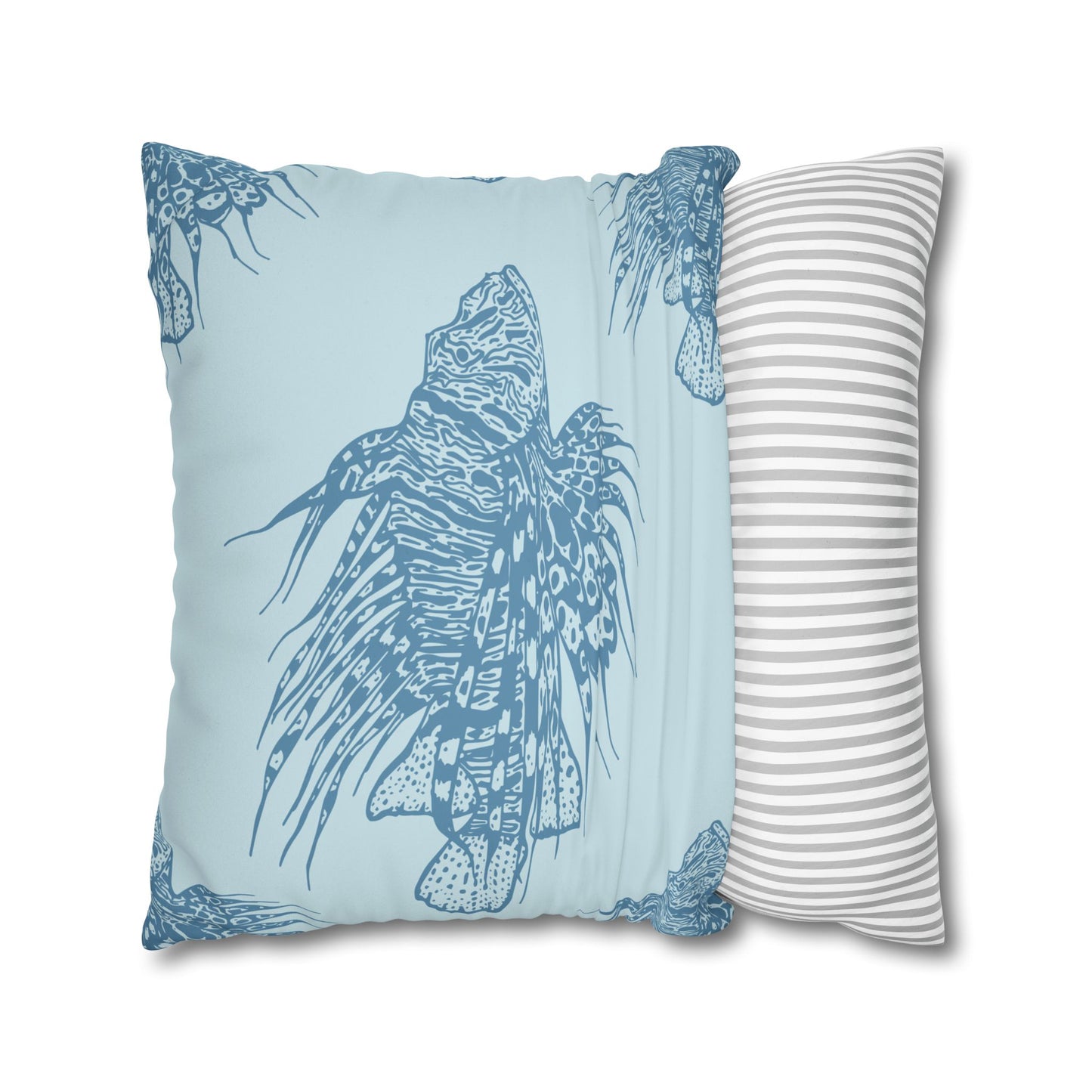 Lionfish -  Faux Suede Pillowcase - Perfect for Beach Lovers