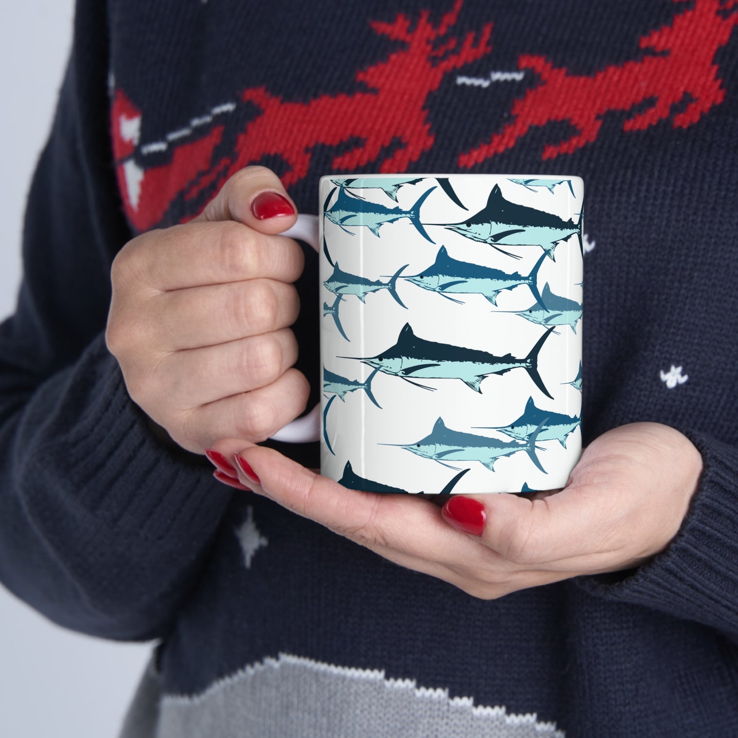 Marlin Ceramic Mug 11oz