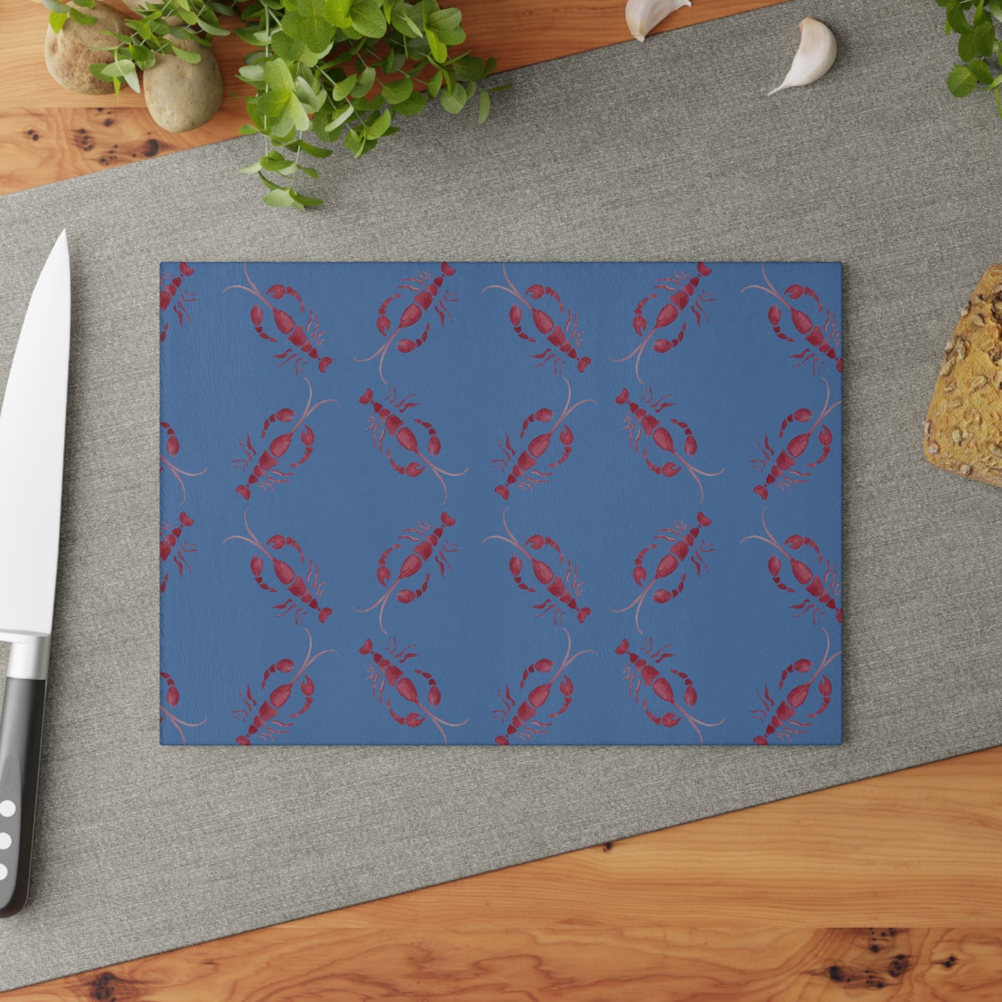 Lobster Glass Cutting Board