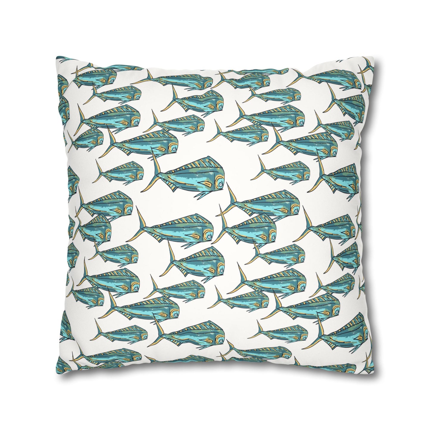 Mahi -  Faux Suede Pillowcase - Perfect for Beach Lovers