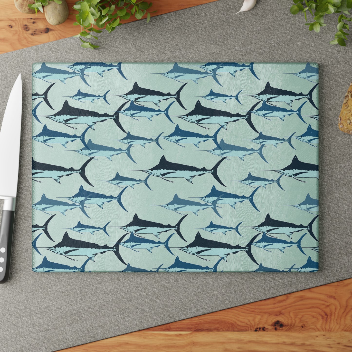 Marlin Glass Cutting Board